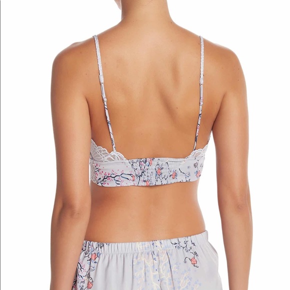Josie Lace Trim Floral Bralette - Picture 2 of 5